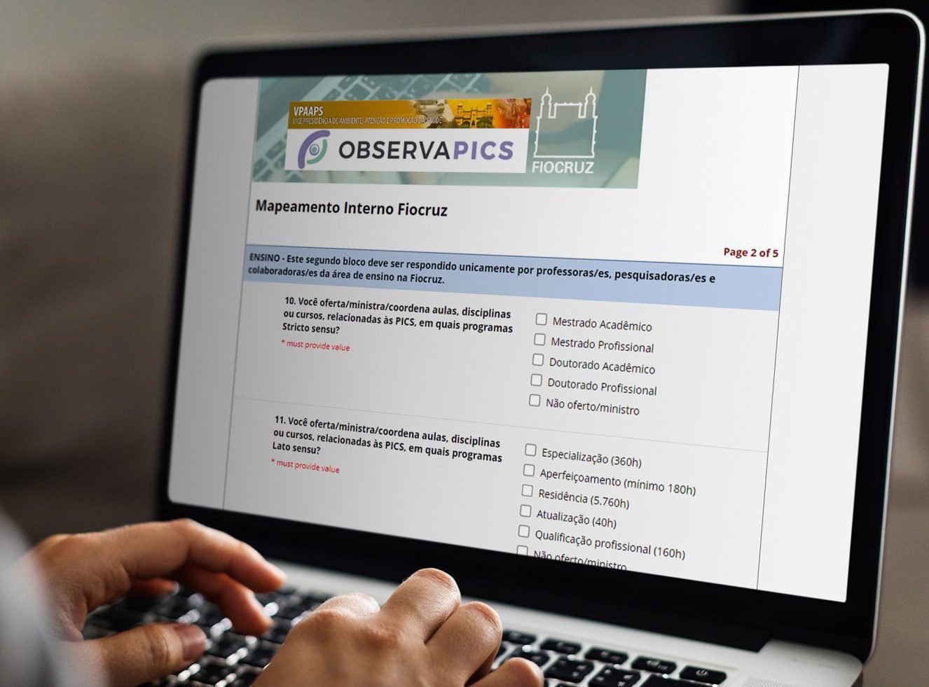 Fiocruz quer conhecer iniciativas internas de assistência, ensino e pesquisa sobre PICS