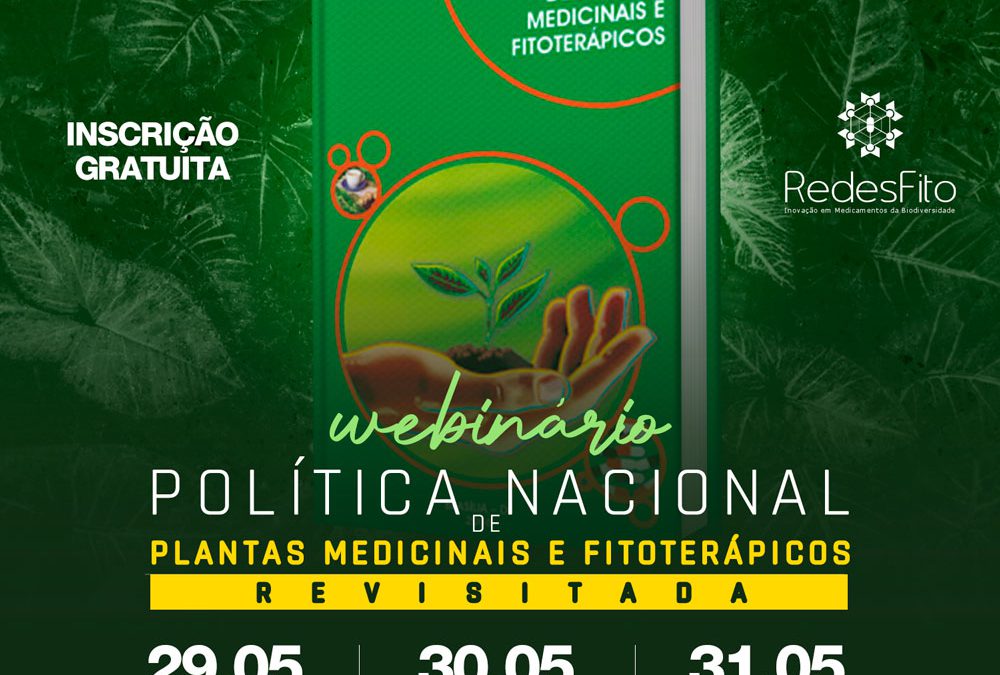 Desafios da política de plantas medicinais serão debatidos em webinário da RedesFito