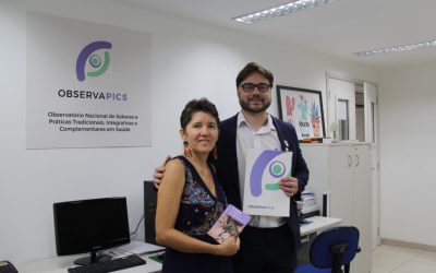 Islândia Carvalho e Rafael Dall'Alba discutem parceria entre Opas/OMS e ObservaPICS