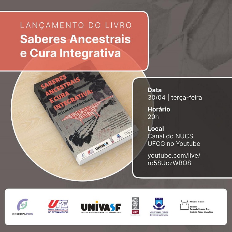 Livro sobre saúde na perspectiva de povos indígenas e de matriz africana será lançado terça (30/04)