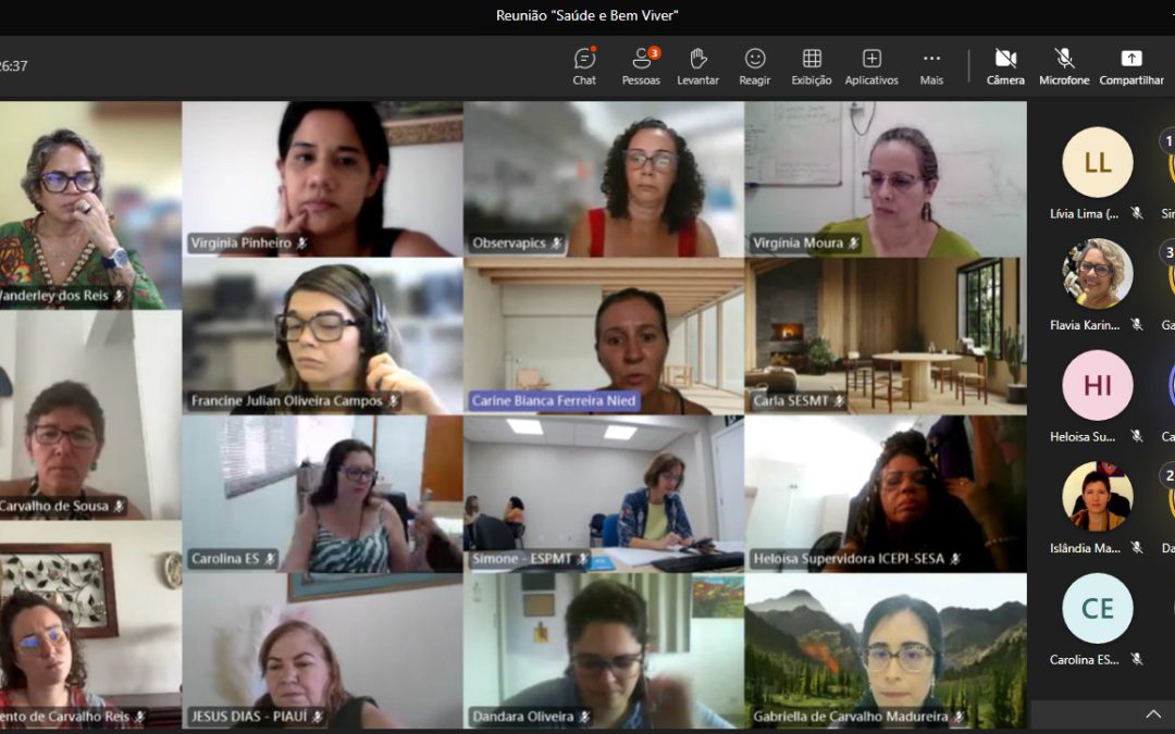 Encontro reúne coordenadores da segunda oferta do Saúde e Bem-Viver e equipe pedagógica