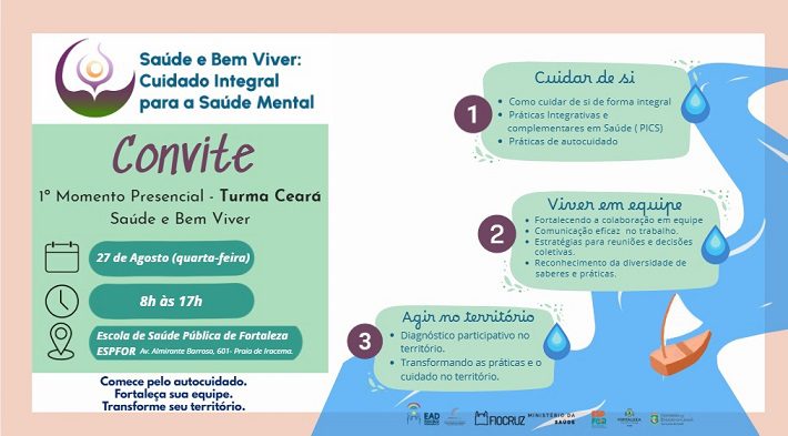 Curso Saúde e Bem Viver iniciado no Ceará