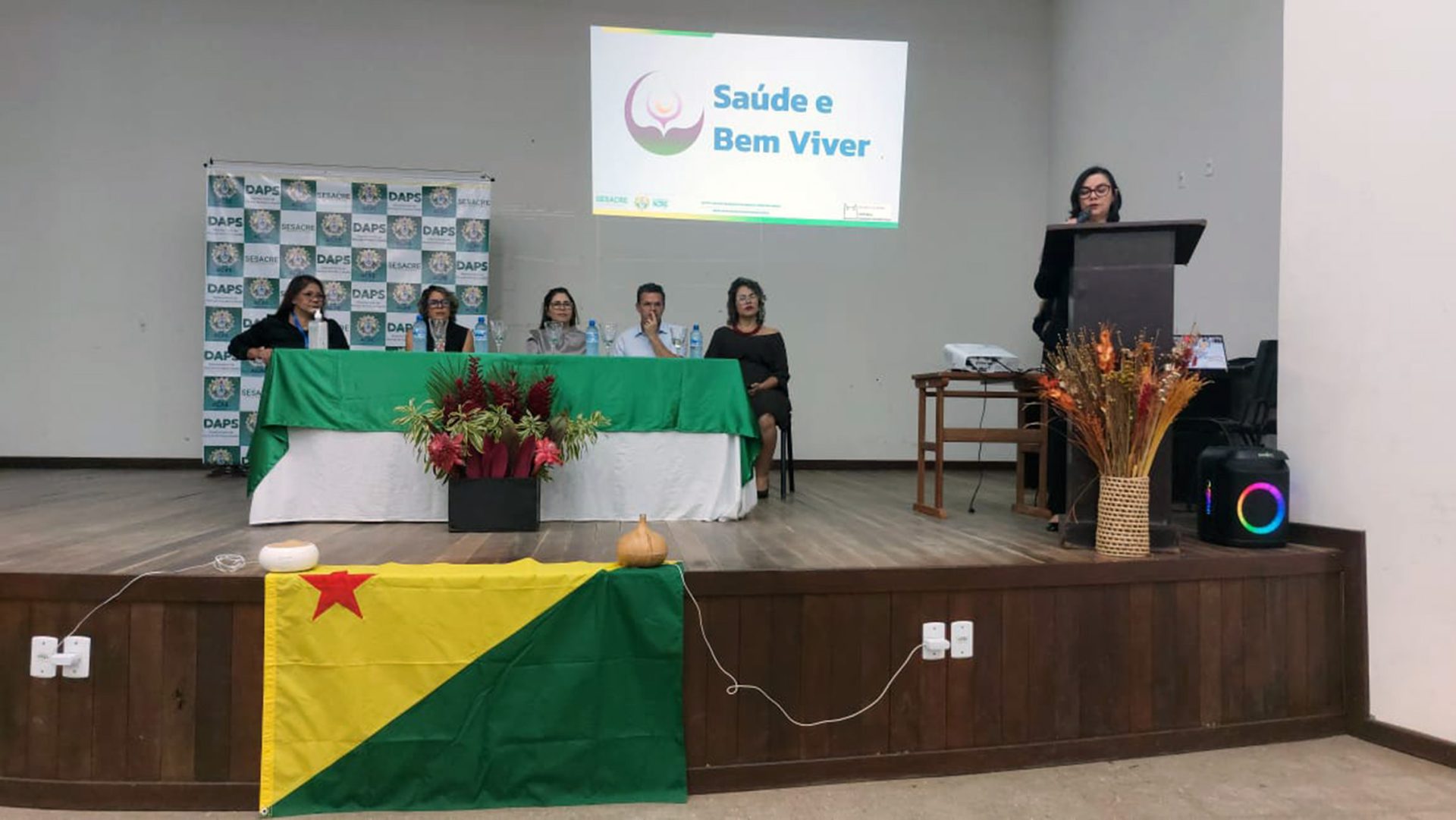 Mostra presencial do Acre, em 22 de julho, na Escola de Técnica de Saúde Maria Moreira da Rocha. Foto: Divulgação.