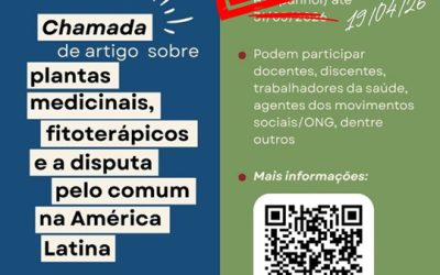 Prazo de submissão de artigos sobre plantas medicinais é prorrogado