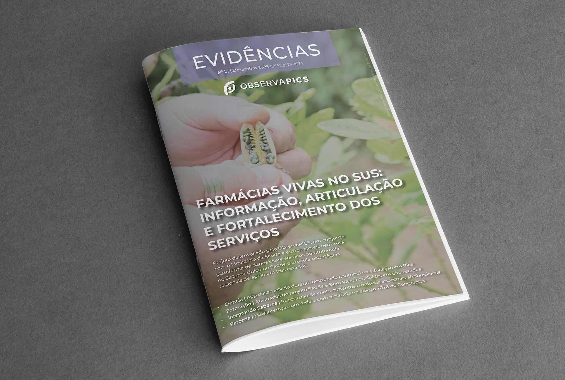 Boletim Evidências 21 apresenta novidades do Ativa Farmácia Viva