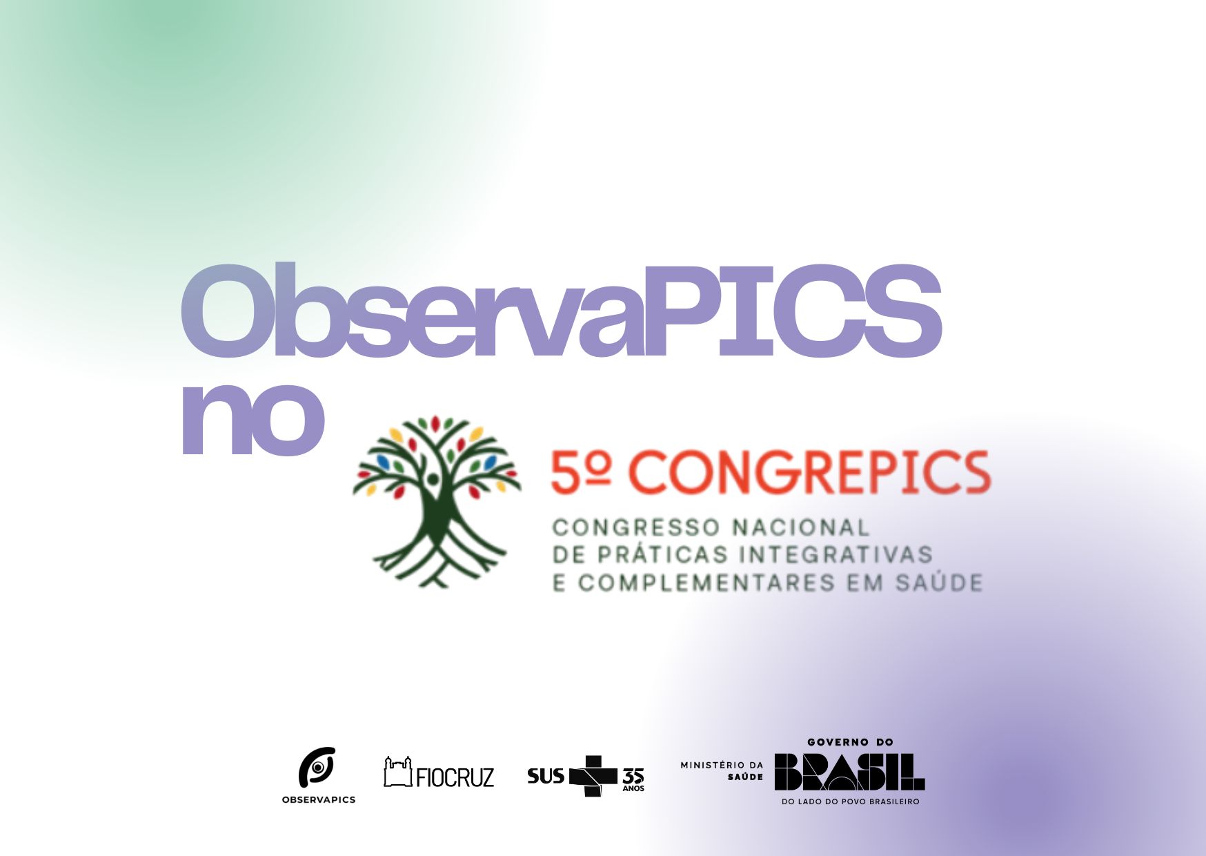 ObservaPICS marca presença no 5º Congrepics com  debates, oficinas e apresentações
